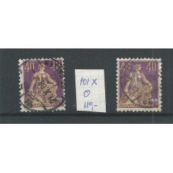 Switzerland 101x Stehende Helvetia 2x VFU/used   CV 220 €