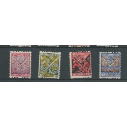 Netherlands R78-81  Syncopated perforation Child Welfare 1927  MH/unused  CV 35 €