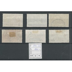 Switzerland 179-184 Airmail  VFU/used   CV 170 €