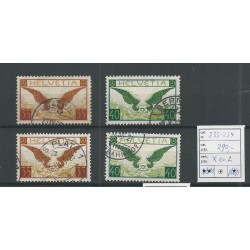 Switzerland 233-234 x and y  Airmail  VFU/used   CV 290 €