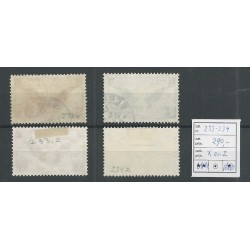 Zwitserland 233-234 x en y  Luchtpost  VFU/gebr   CV 290 €