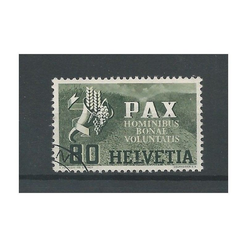 Zwitserland  454 PAX 80ct  VFU/gebr   CV 100 €