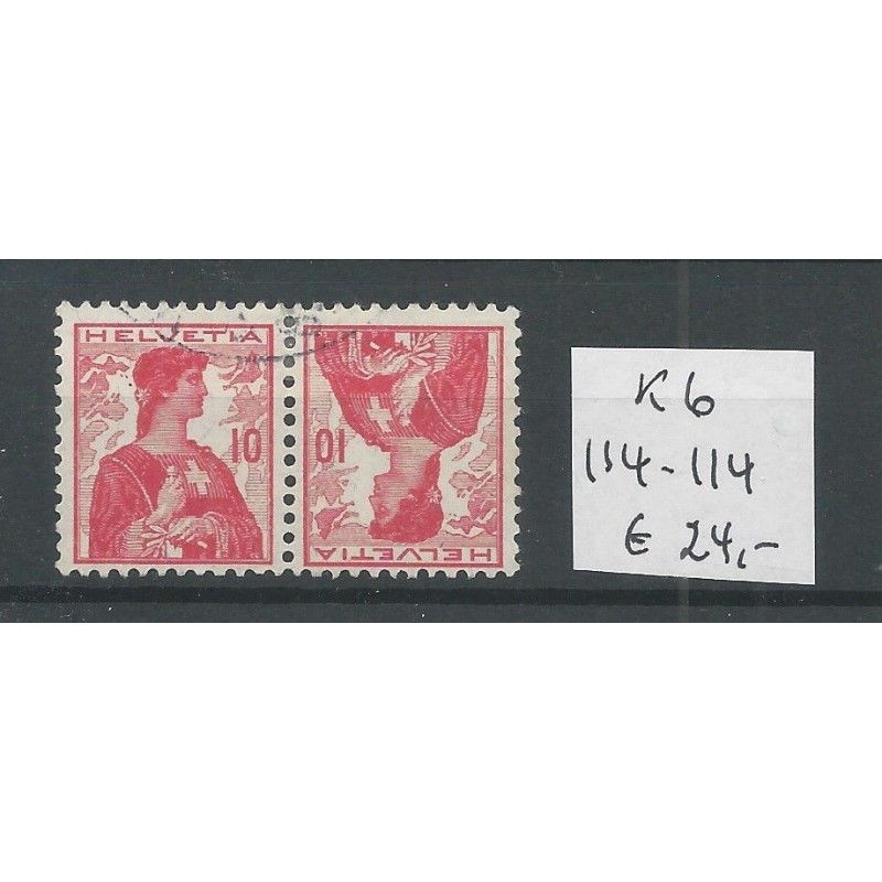 Switzerland  K6   VFU/used   CV 24 €