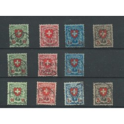 Switzerland  194x-197x, 197z-197z Wappenschild  VFU/used  CV 78 €