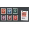 Dutch East Indies 351-353PM , 355-356PM Wilhelmina plate flaw MNH  CV 220€