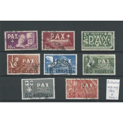 Switzerland  447-459 PAX-set  VFU/used  CV 1000 €