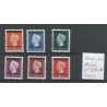 Dutch East Indies 351-353, 355-356 Wilhelmina plate flaw MNH  CV 220 €