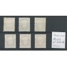 Dutch East Indies 351-353, 355-356 Wilhelmina plate flaw MNH  CV 220 €