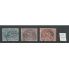 Netherlands 87-89 with "LEIDEN 31-5-1907" laatste dag cancel  VFU/used  CV 20+ €
