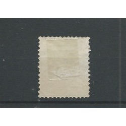 Netherlands 20 Willem III with puntstempe 48/ Harderwijk VFU/used  CV 62,50 €