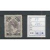 Dutch East Indies 37A Provisional issue   MNH  CV 275 €