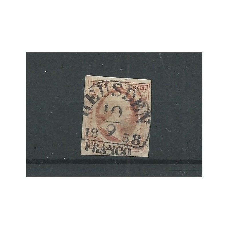 Netherlands 2  with "HEUSDEN-B 1858"  CV 80++ €