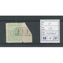 Netherlands 15  EDE Halte-cancel  VFU/used  CV 250+ €