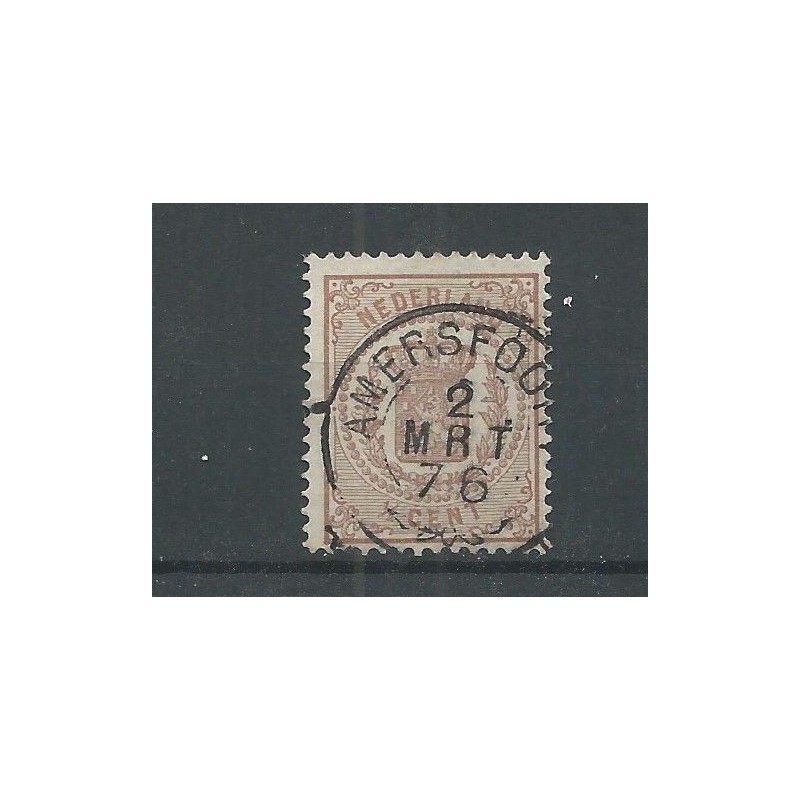 Nederland 13  met AMERSFOORT franco-takje  VFU/gebr  CV 20+ €