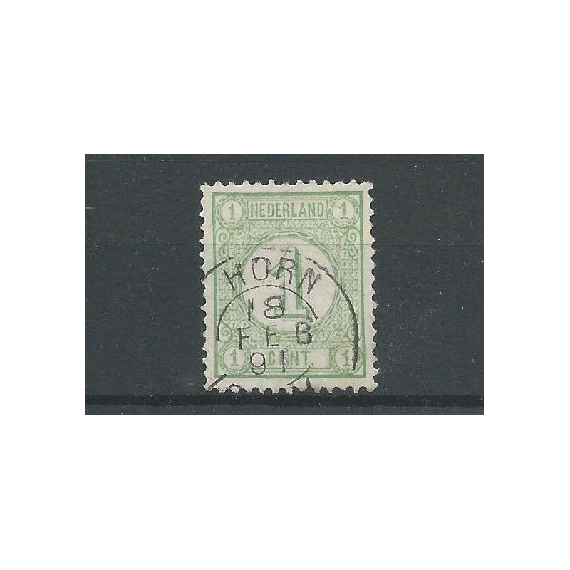 Netherlands 31 with HORN small round cancel VFU/used  CV 45+ €
