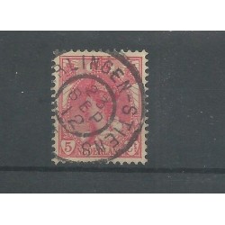 Netherlands 60 "HARLINGEN-STIENS" large round cancel  VFU/used  CV 100+ €
