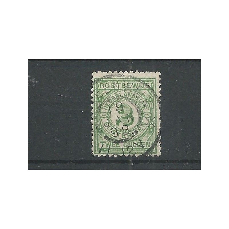 Nederland PW3 met "STEENWIJK 1898" grootrond VFU/gebr  CV 100+ €