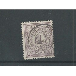 Netherlands PW5 with "UTRECHT 1898" small round cancel VFU/used  CV 175+ €
