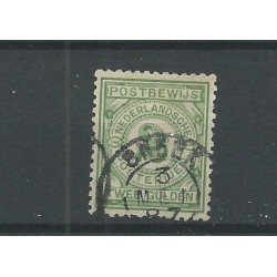 Netherlands PW3 with "SNEEK 1887" small round cancel VFU/used  CV 110+ €