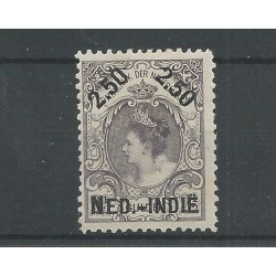 Dutch East Indies 37A Provisional issue MH/unused  CV 85 € !! EXTREMELY FINE !!