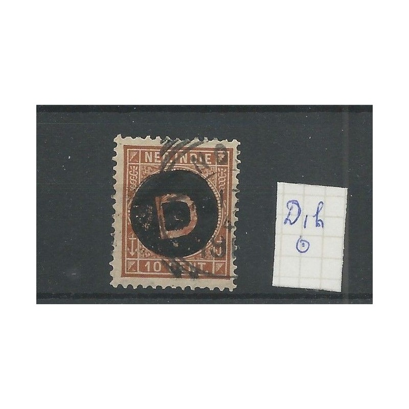 Dutch East Indies D1h Official Handstempel-overprint VFU/used  CV 10 €