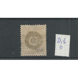 Dutch East Indies D1h Official Handstempel-overprint VFU/used  CV 10 €