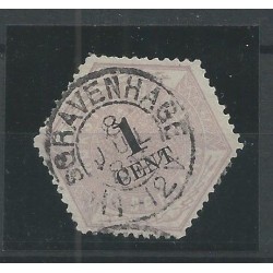 Nederland TG1 met "GRAVENHAGE 1888" kleinrond VFU/gebr  CV 500++ €