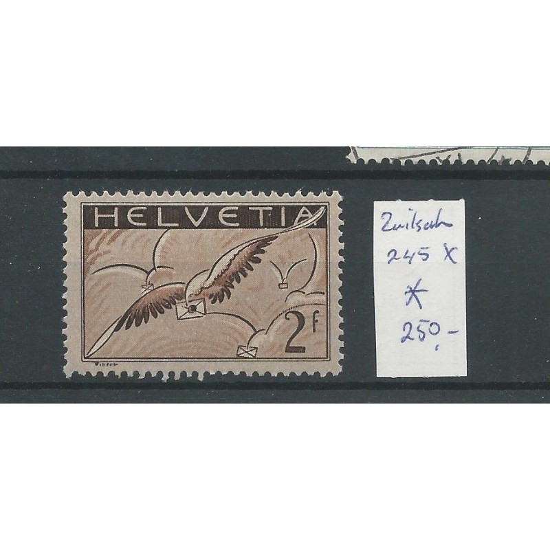 Zwitserland  245x  Luftpost 1930  MH/ongebr  CV 250 €