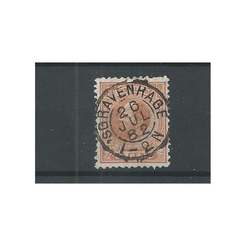 Netherlands  23J with GRANVEHAGE 1882 VFU/used  CV  20+ €