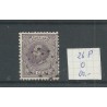 Netherlands  26P  Willem III plate flaw  VFU/used  CV  80 €