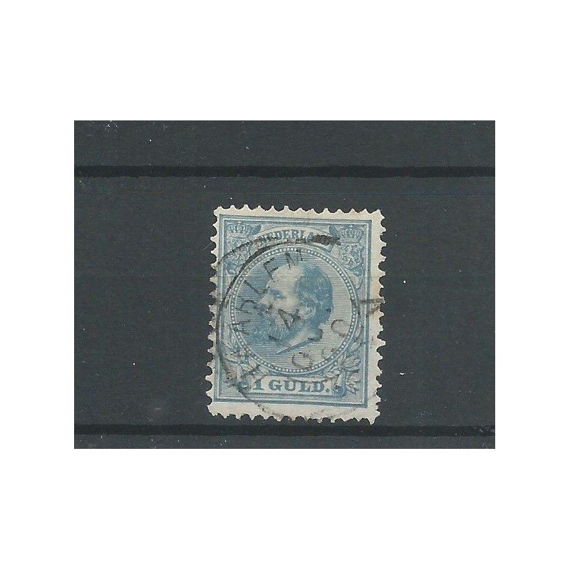 Nederland  28  "HAARLEM 1890" blauwe kleur VFU/gebr  CV  50+ €