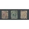 Nederland  36, 41, 43 met GROOTROND stempel VFU/gebr  CV  55+ €