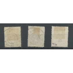 Netherlands  36, 41, 43 with LARGE ROUND CANCEL cancel VFU/used  CV  55+ €
