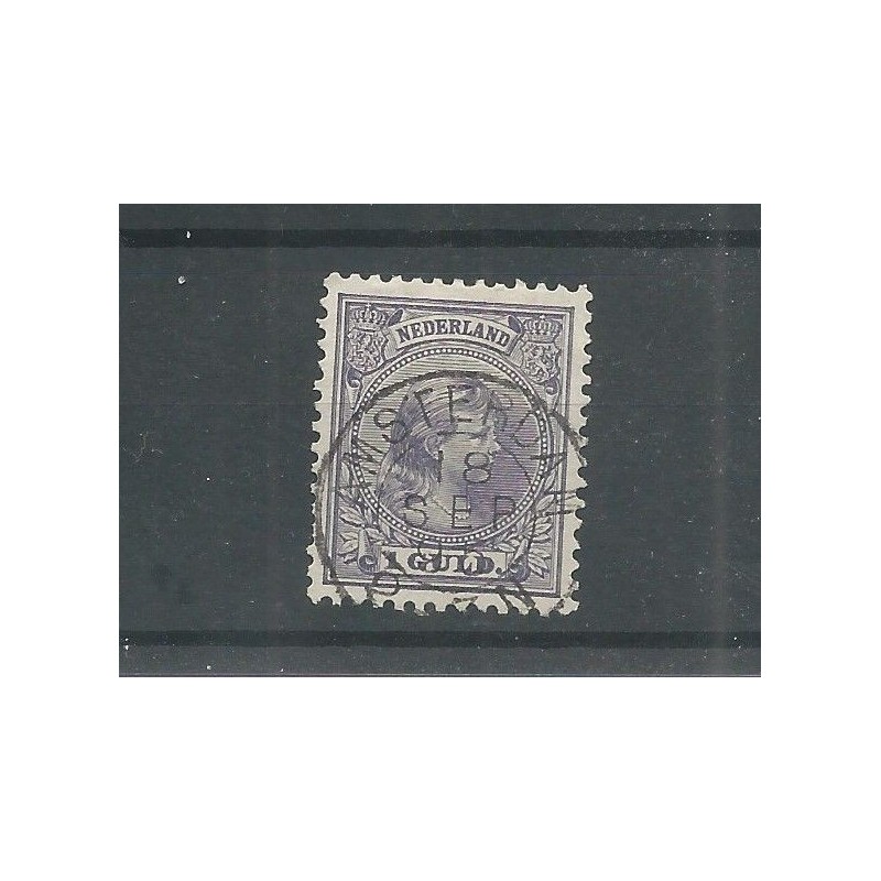 Nederland  44 met AMSTERDAM1895 kleinrond VFU/gebr  CV 100+ €