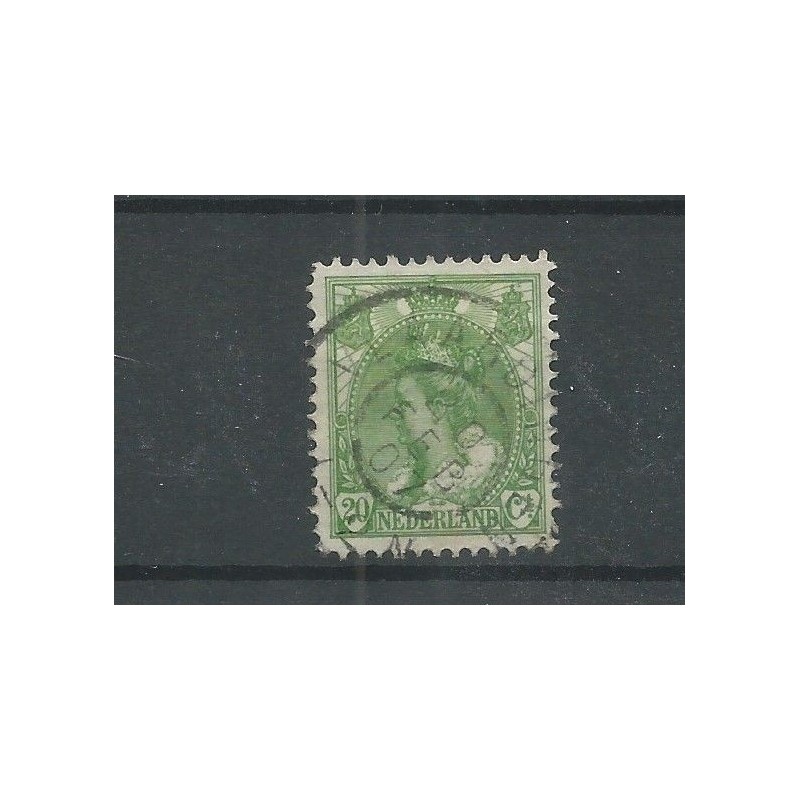 Nederland  68 met VLAARDINGEN 1907 grootrond VFU/gebr  CV 10+ €