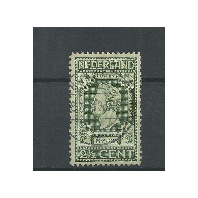 Netherlands  90 with "HOLWERD 1913" long-bar cancel VFU/used  CV 10+ €