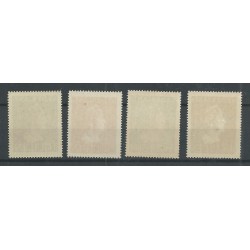 Netherlands  346-349 Wilhelmina Konijnenburg  MNH  CV 455 € Certificate Muis !!