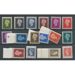 Netherlands 474-489  Wilhelmina MNH  CV 168 €
