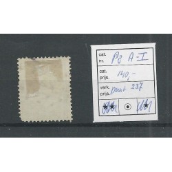 Netherlands P8A-I  with numeral dot cancel 237  VFU/used  CV 140 €