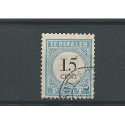 Nederland 32 "s'-GRAVENHAGE 1885" kleinrond VFU/gebr CV 5,5 €