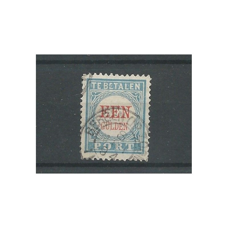 Netherlands P12D-III with "BERGEN ON ZOOM 1894" small round cancel VFU/used  CV 45+ €