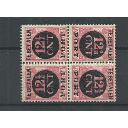 Netherlands P68a  2x in block of 4 MNH  CV 50 €