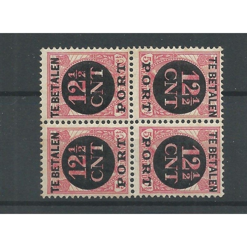 Netherlands P68a  2x in block of 4 MNH  CV 50 €
