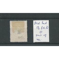 Dutch East Indies  P9fe D  "E.T" fout  SUPERB  numeral dot cancel 117 VFU/used  CV 40+ €