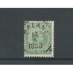 Nederland 33 "AMSTERAM-BREDA 1894" kleinrond VFU/gebr CV 10 €