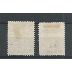 Dutch East Indies  37A/37B Wilhelmina  VFU/used  CV 55 €