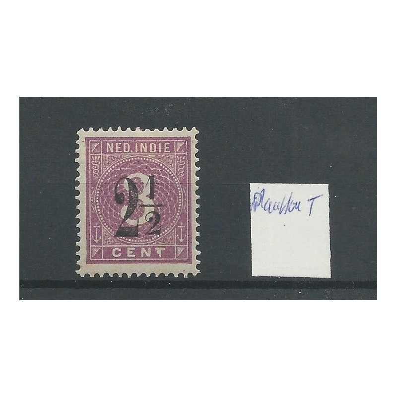 Ned. Indie  39 "Witte vlek aan poot van T" MH/ongebr CV 25 €