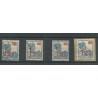 Dutch East Indies  171 Provisional issue  Diverse opdrukfouten MH/unused  CV 300+ €