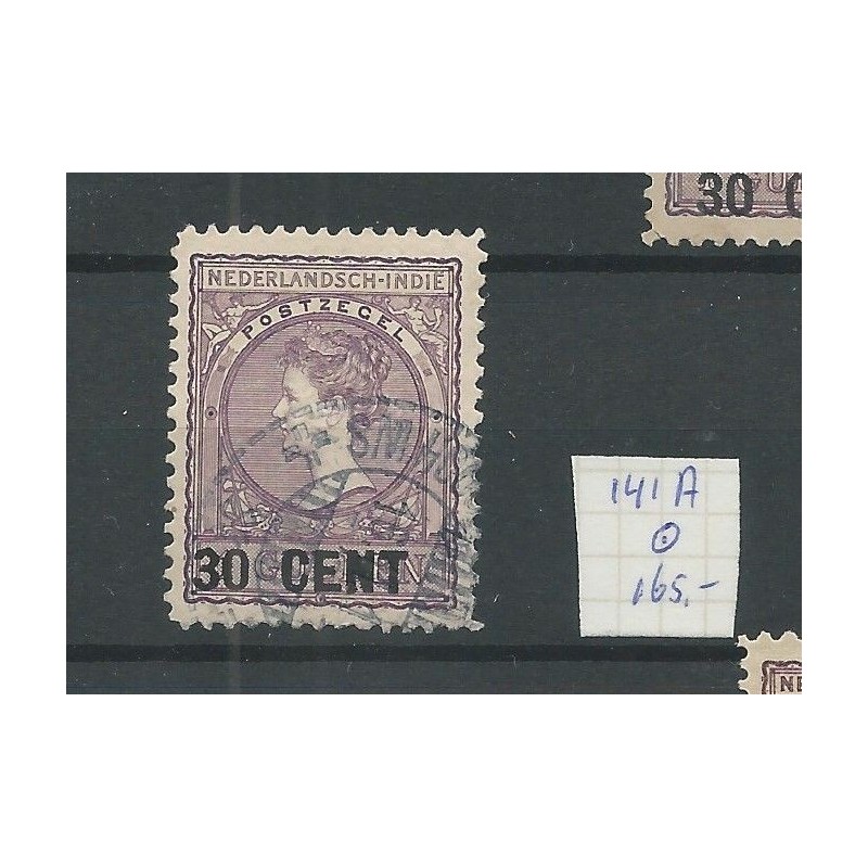 Dutch East Indies  141A  Emergency issue VFU/used CV 165 €