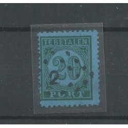 Dutch East Indies  P4D  Postage due 1874  VFU/used CV 60 €